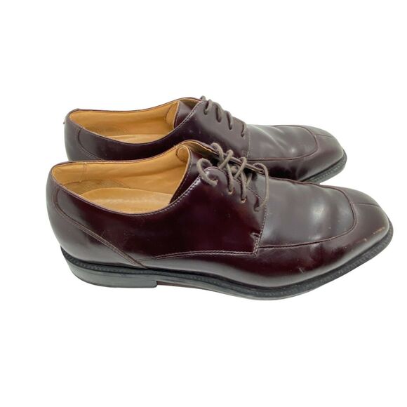 Rockport Oxford Dress Shoes Mens Walker Burgundy Grandpa Split Toe Size 8.5 M main image 11